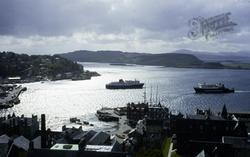 Harbour And Bay From Mccaig's Tower c.1990, Oban