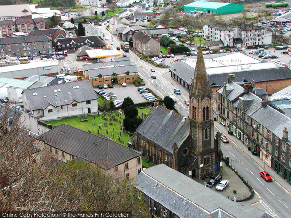 Photo of Oban, Parish Church From The Hydro 2005