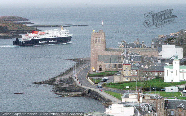 Photo of Oban, View Of Cathedral And Ferry 2005