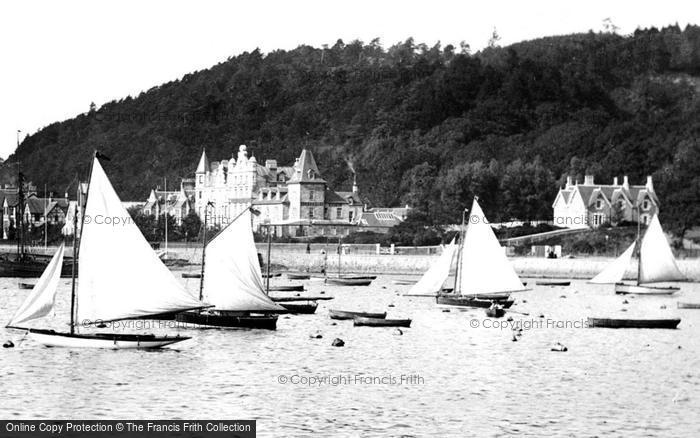 Photo of Oban, Yachts In The Bay 1901