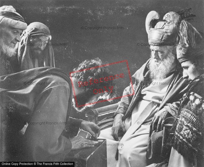 Photo of Oberammergau, Judas Sells His Master, The Passion Play 1934