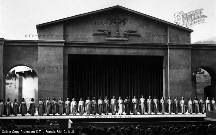 Photo of Oberammergau, The Chorus Of The Passion Play 1934