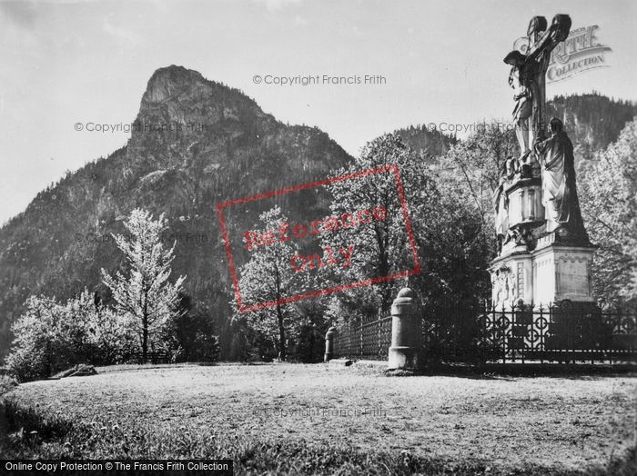 Photo of Oberammergau, The Crucifix c.1935