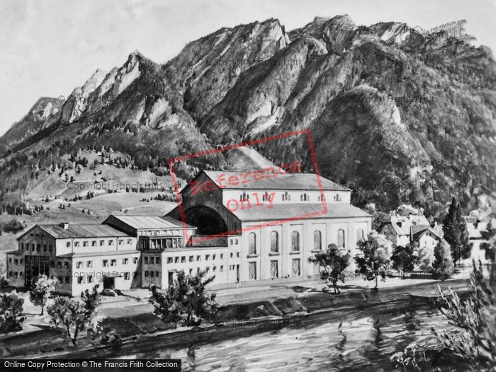 Photo of Oberammergau, The Passion Play Theatre c.1935