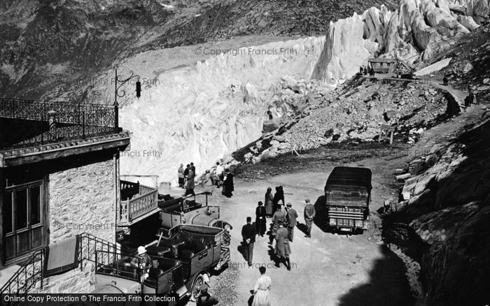 Photo of Oberwald, Rhone Glacier, Belvedere c.1935
