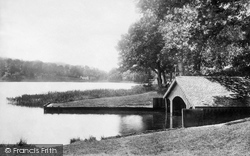 House, The Loch And Boathouse 1899, Ochtertyre
