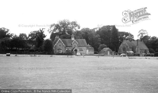 Photo of Ockley, Church And School c.1965