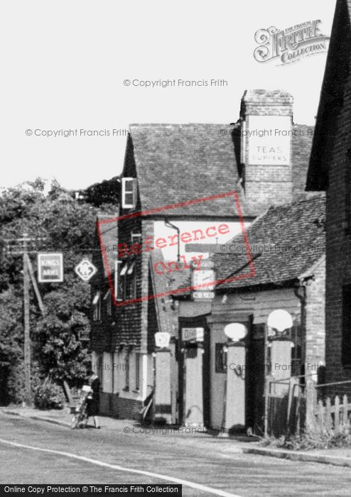 Photo of Ockley, King's Arms And Garage, Stane Street c.1955