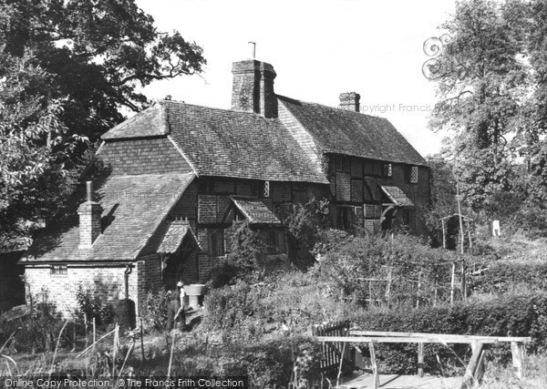 Photo of Ockley, Old Cottages c.1955
