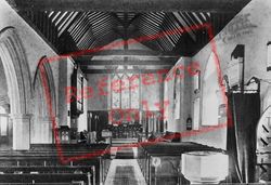 St Margaret's Church, Interior 1903, Ockley