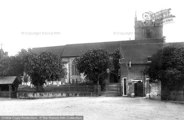 Photo of Odiham, All Saints Church And Stocks 1906