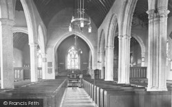 All Saints Church Interior 1924, Odiham