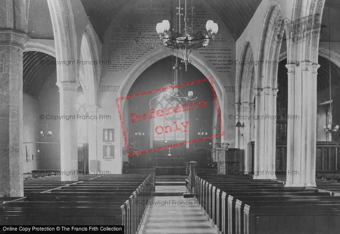 Photo of Odiham, Church Interior 1910
