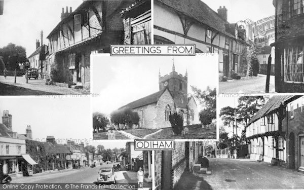 Photo of Odiham, Composite c.1955