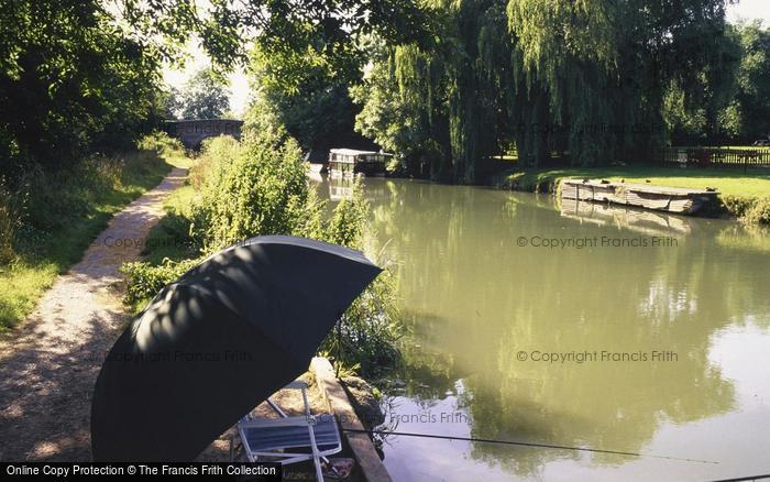 Photo of Odiham, Fishing By The Basingstoke Canal c.1995