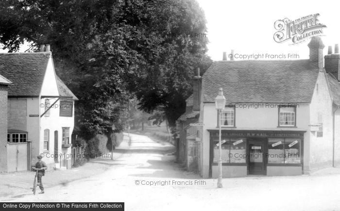 Photo of Odiham, The Angel Inn And Village Shop 1908