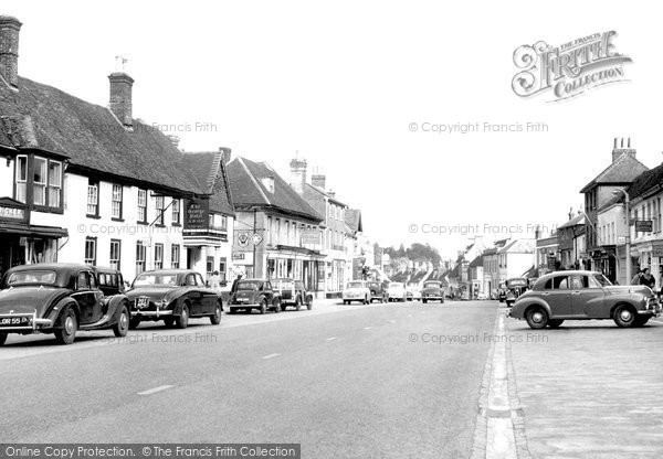 Photo of Odiham, The George And High Street c.1955