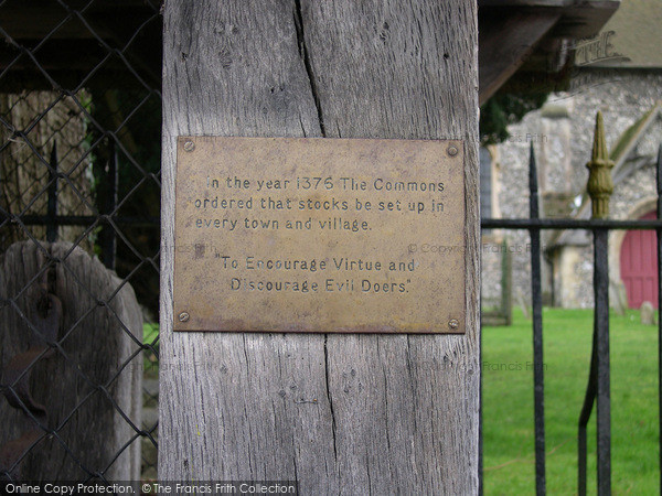 Photo of Odiham, The Stocks 2004