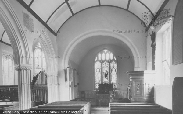 Photo of Offwell, Church Interior c.1955