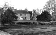 Ogbourne St George, the Church of St George and the Manor House c1955