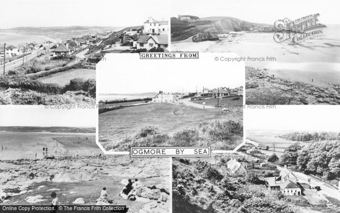 Photo of Ogmore By Sea, Composite c.1960