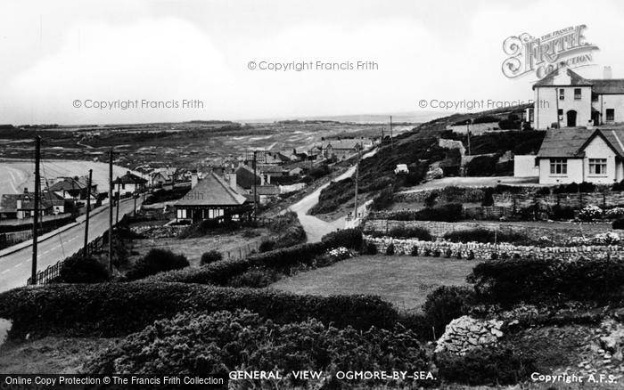 Photo of Ogmore By Sea, General View c.1950