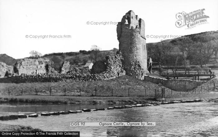 Photo of Ogmore By Sea, Ogmore Castle c.1950
