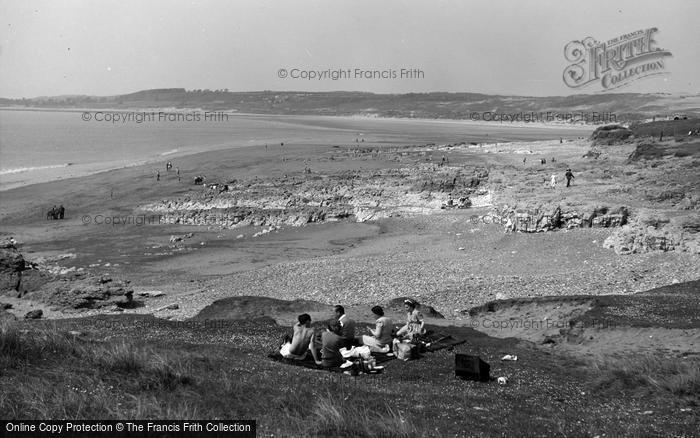 Photo of Ogmore By Sea, The Beach 1951