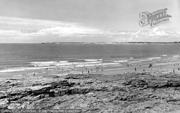 Photo of Ogmore By Sea, The Beach c.1961
