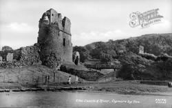 Ogmore By Sea, The Castle And River c.1939, Ogmore-By-Sea