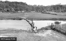 Ogmore By Sea, The Stepping Stones c.1950, Ogmore-By-Sea