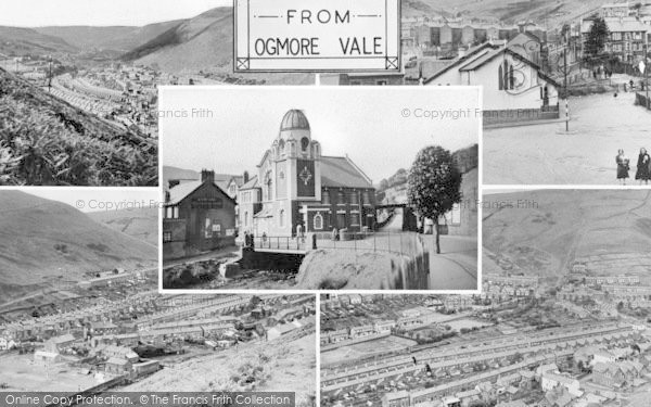 Photo of Ogmore Vale, Composite c.1955