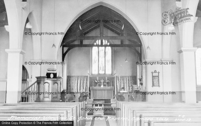Photo of Ogmore Vale, St John The Baptist Church Interior c.1955