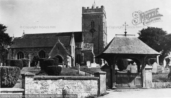 Photo of Okeford Fitzpaine, St Andrew's Church c.1955