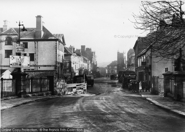 Photo of Okehampton, Bridge And Street c.1950