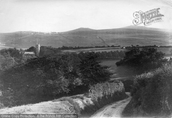 Photo of Okehampton, Church And Tors 1904