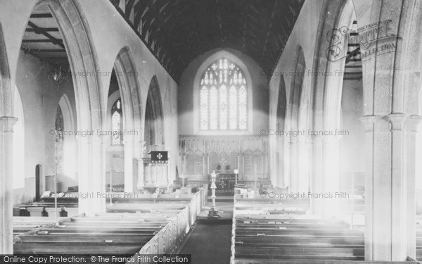 Photo of Okehampton, Church Interior 1890