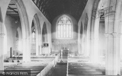 Church Interior 1890, Okehampton