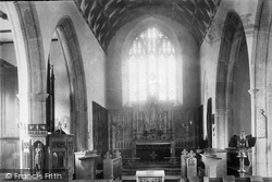 Church Interior 1895, Okehampton