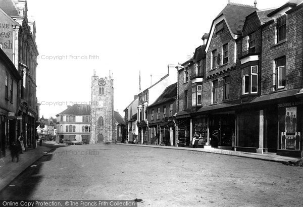 Photo of Okehampton, Fore Street 1895