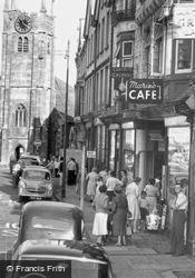 Marie's Cafe, Fore Street c.1960, Okehampton