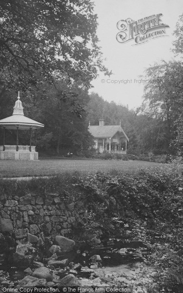 Photo of Okehampton, Simmons Park, Bandstand And Chalet Treloar 1912