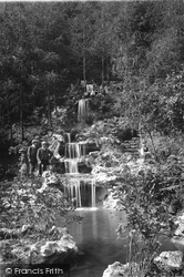The Waterfall, Simmons Park 1907, Okehampton