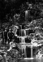 The Waterfall, Simmons Park 1907, Okehampton