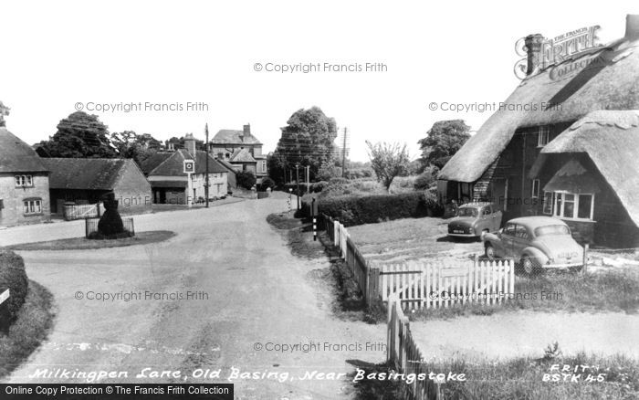 Photo of Old Basing, Milkingpen Lane c.1960