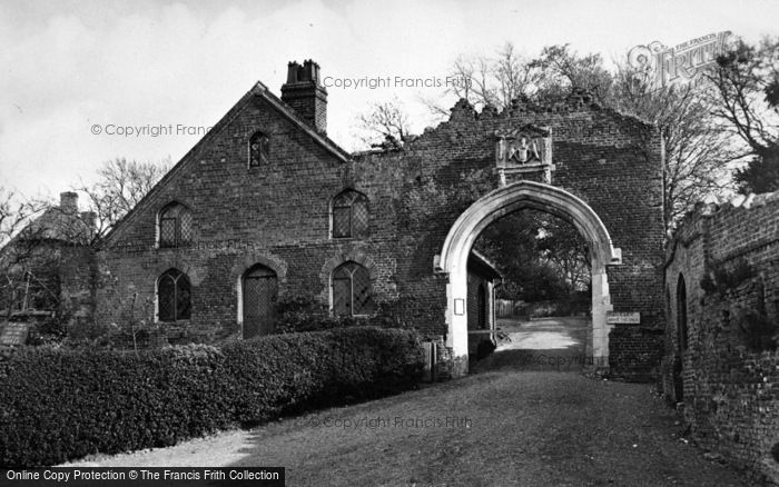 Photo of Old Basing, The Gateway, Basing House c.1955
