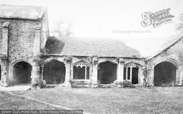 Photo of Old Cleeve, Cleeve Abbey, Cloisters 1890