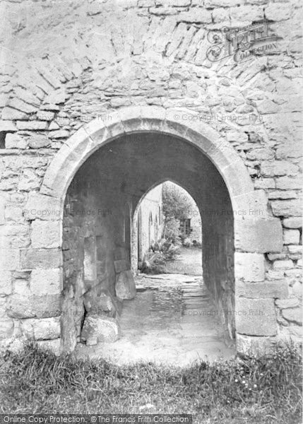 Photo of Old Cleeve, Cleeve Abbey, Norman Doorway 1913