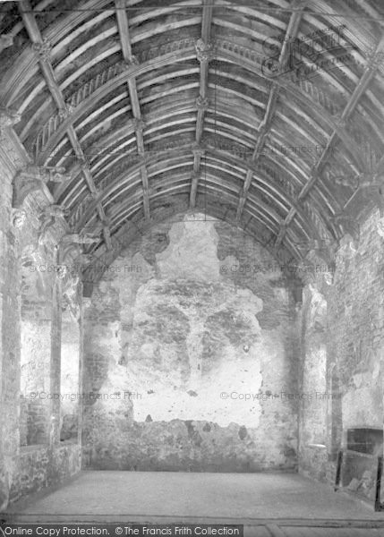 Photo of Old Cleeve, Cleeve Abbey, The Refectory 1938