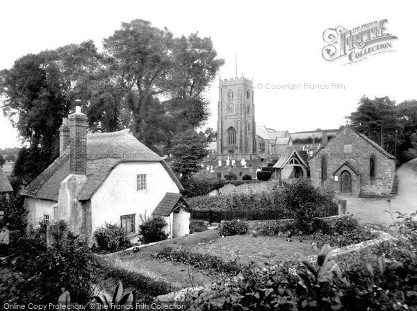 Photo of Old Cleeve, St Andrew's Church And Cottage 1930